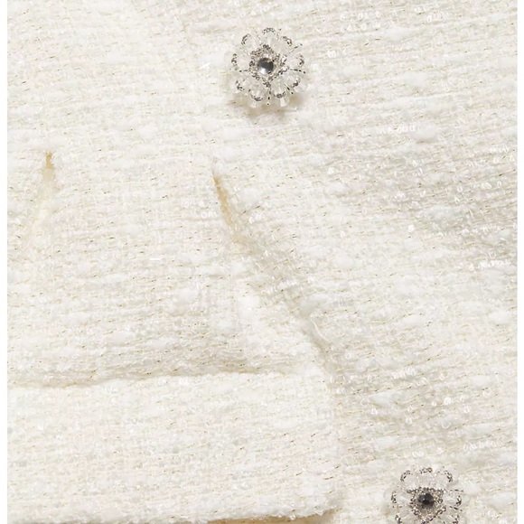 Self-Portrait Double Breasted Boucle Minidress Size 4 - Picture 4 of 5